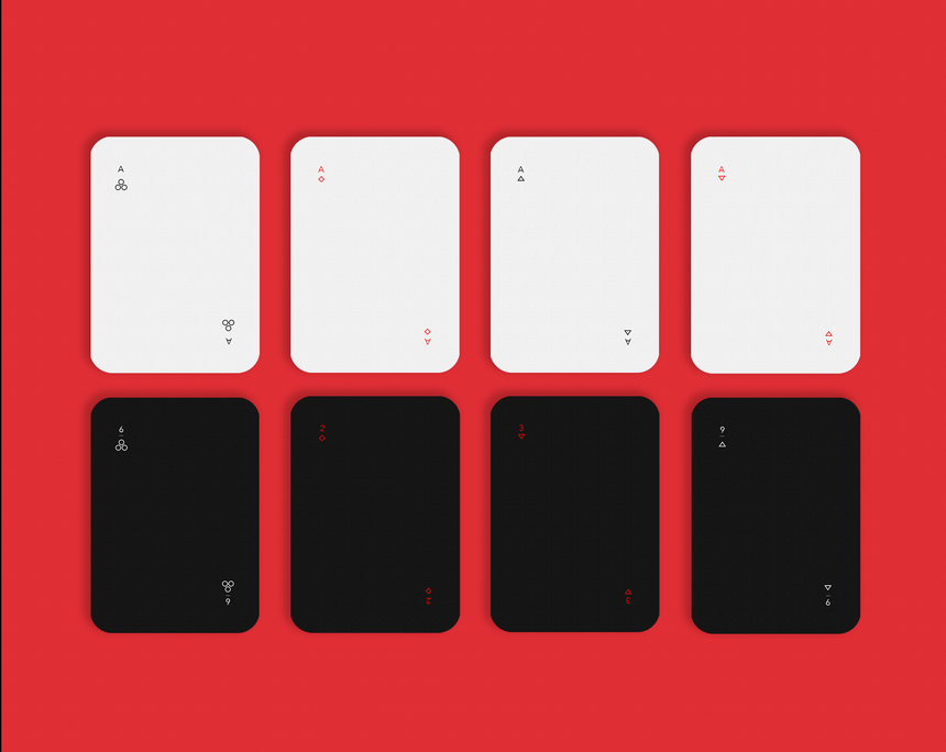 YIN & YANG Minimalist Playing Cards