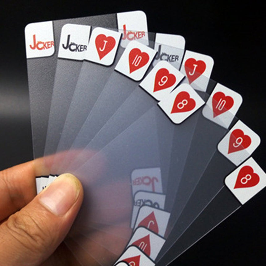 CRYSTAL TRANSPARENT Waterproof Playing Cards
